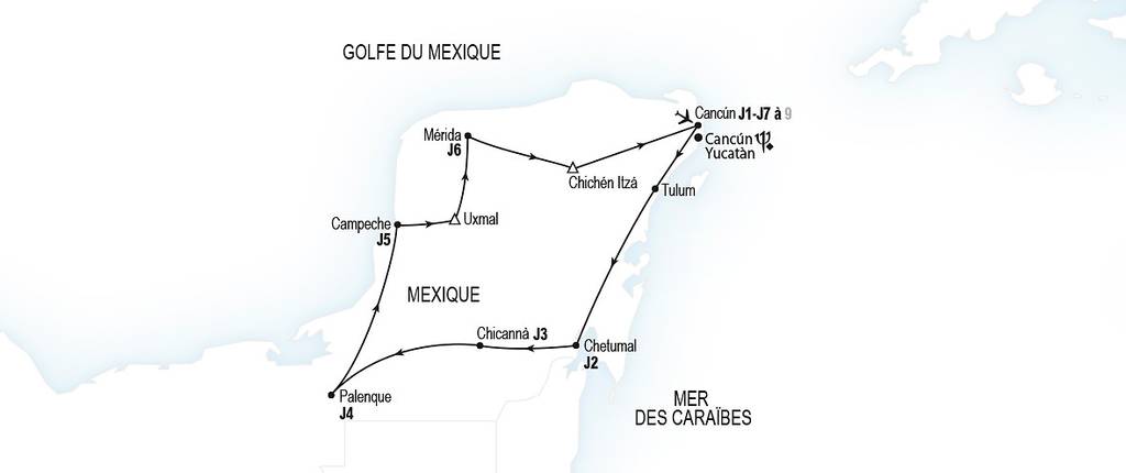 Grand tour du Yucatán