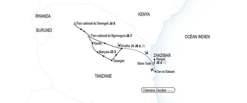 Les plaines de Tanzanie