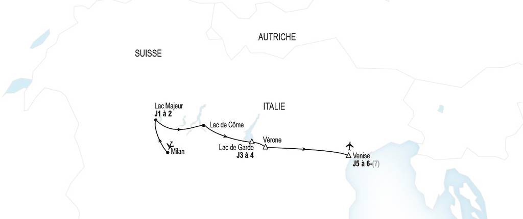 Les grands lacs et Venise