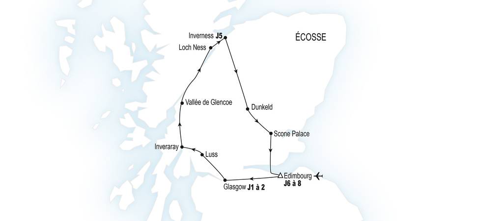 Le royaume d'Ecosse