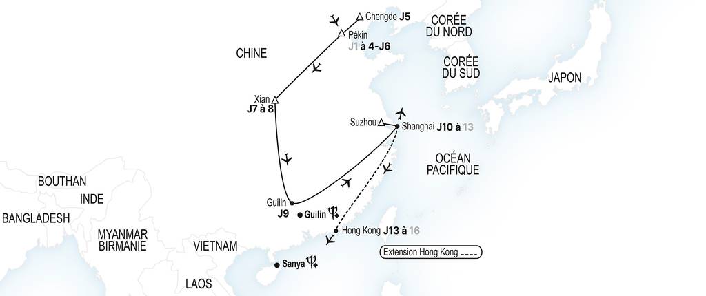 Parcours du mandarin