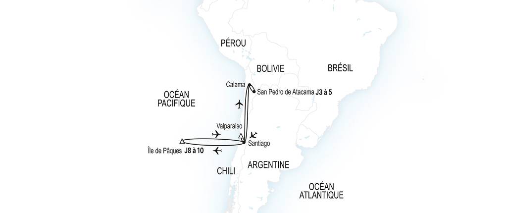 D'Atacama à l'île de Pâques