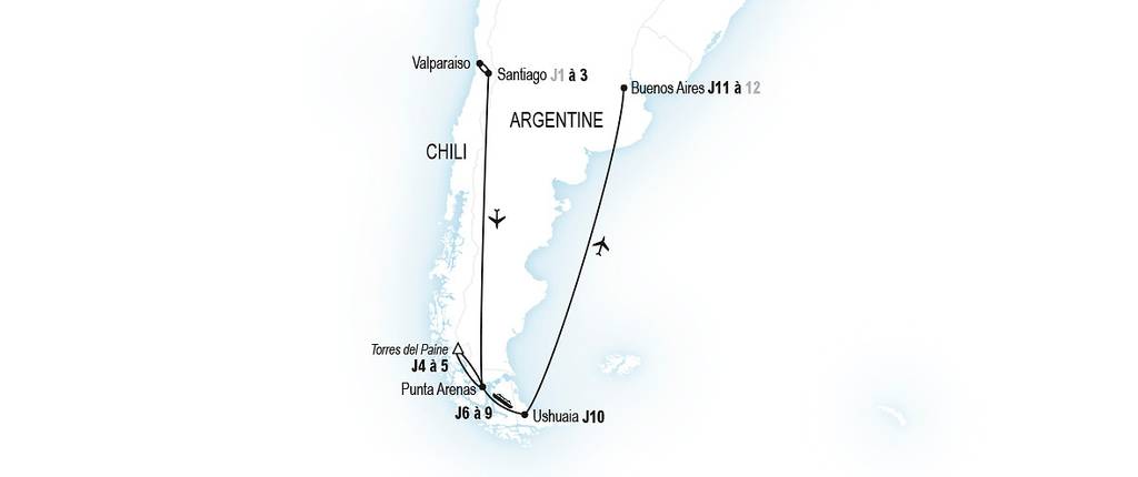 Patagonie et croisière au bout du monde