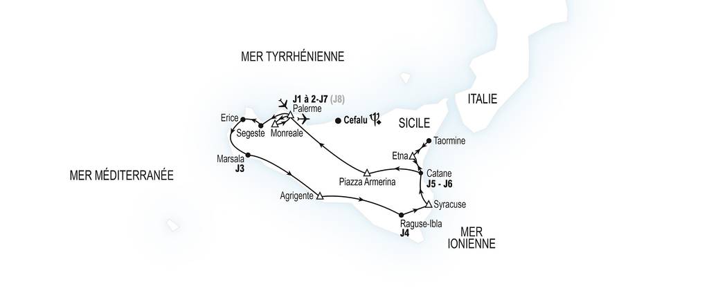 Vestiges et saveurs de Sicile