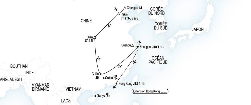 Parcours du mandarin