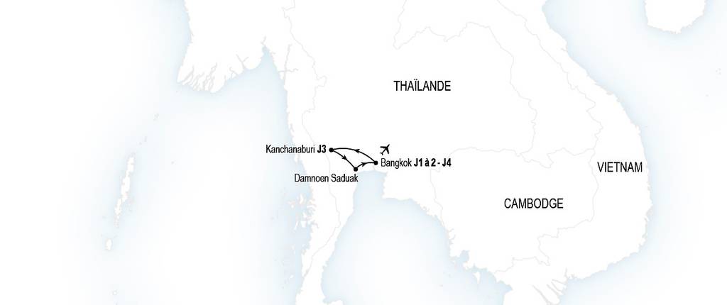 Escapade Bangkok et Rivière Kwai