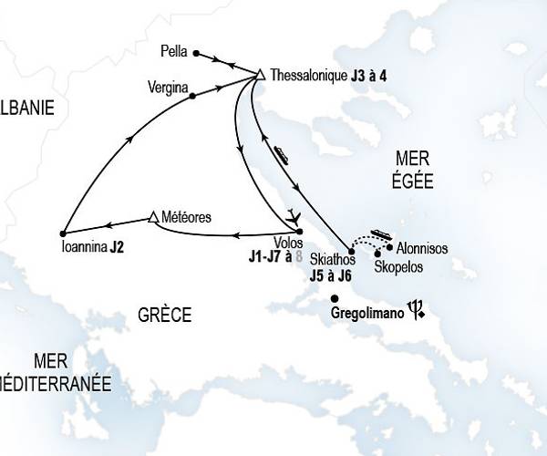 Thessalonique et les îles Sporades