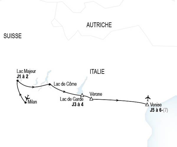 Les grands lacs et Venise