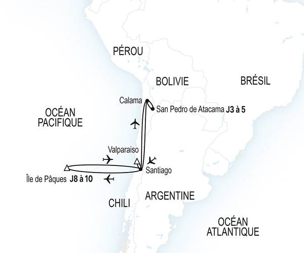 D'Atacama à l'île de Pâques