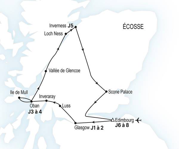 Le royaume d'Ecosse