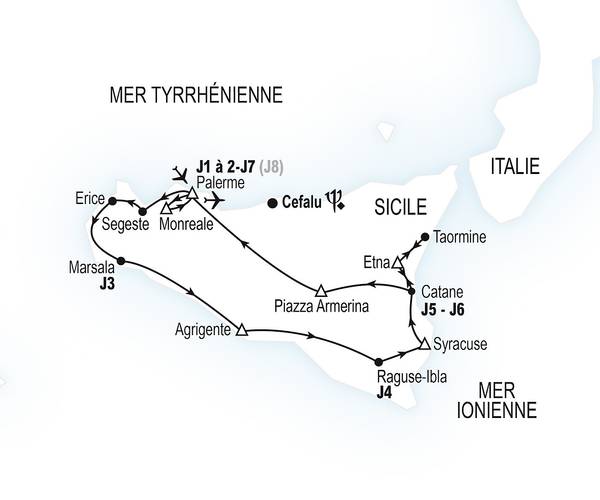 Vestiges et saveurs de Sicile